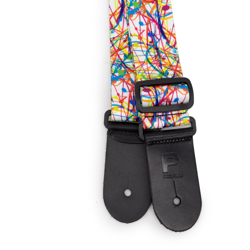 Profile - Terylene Multi-Colour Paint Splash Printed Strap - PGS-AS-1000-MC