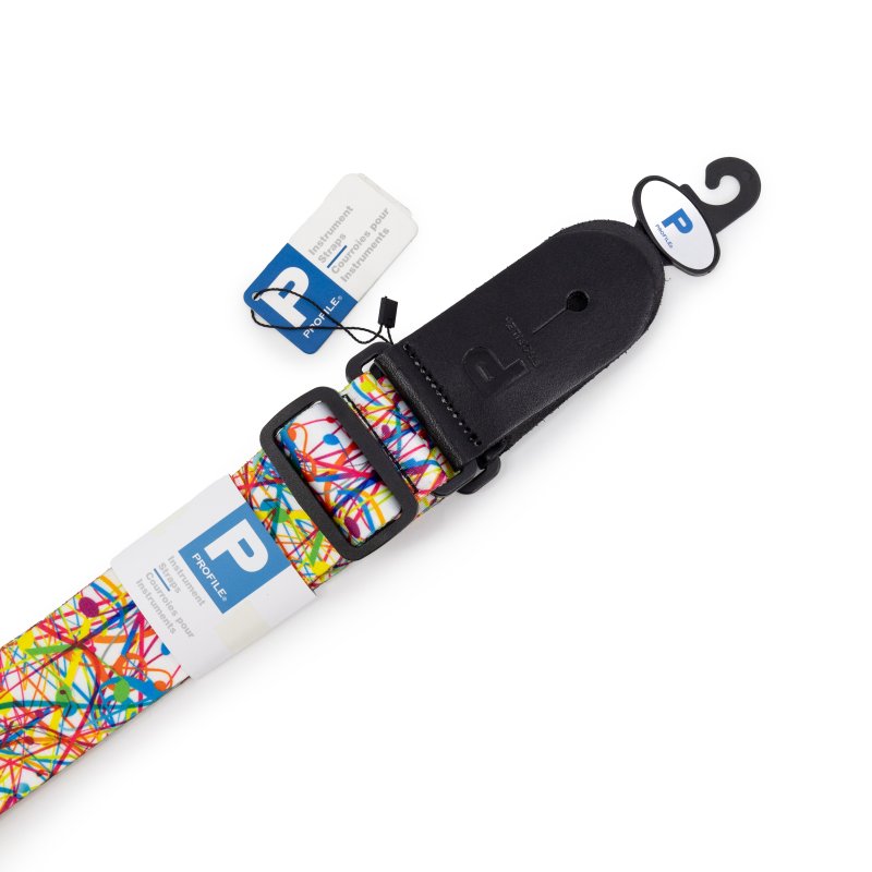 Profile - Terylene Multi-Colour Paint Splash Printed Strap - PGS-AS-1000-MC