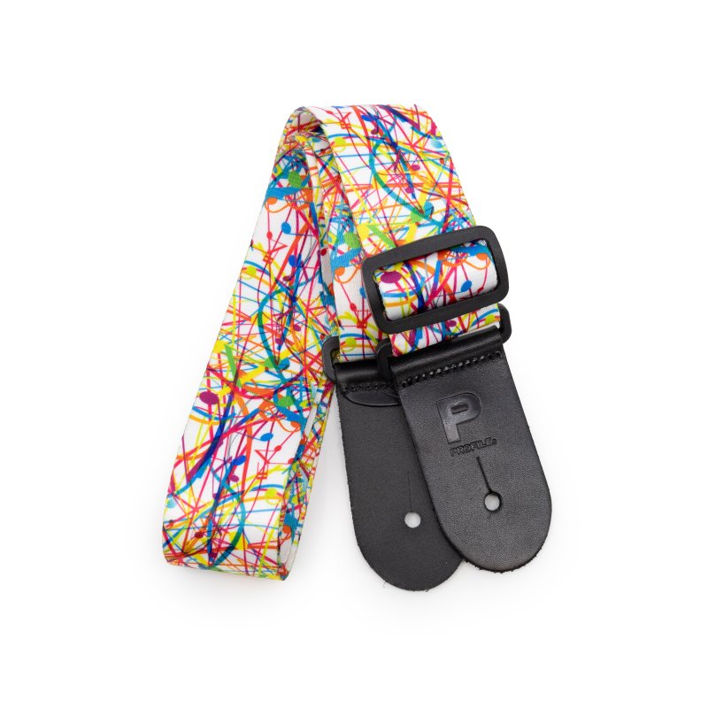 Profile - Terylene Multi-Colour Paint Splash Printed Strap - PGS-AS-1000-MC