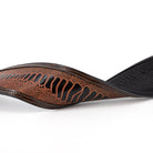 Profile - Western Strap with Brass Buckle, Brown Crocodile Pattern - PGS-EGL-6500-BR