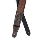 Profile - Western Strap with Brass Buckle, Brown Crocodile Pattern - PGS-EGL-6500-BR