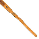 Profile - Western Strap with Brass Buckle, Tan Crocodile Pattern - PGS-EGL-6500-TN