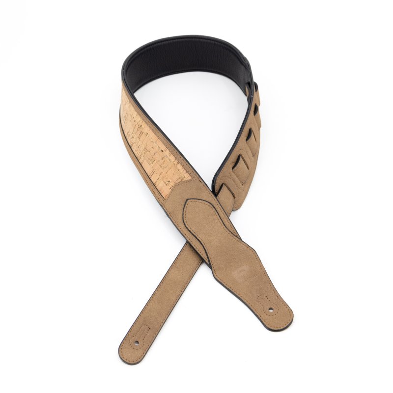 Profile - 2.5" Leather Padded Strap, Tan Cork - PGS-GL-4000-TN