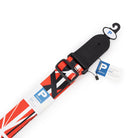 Profile - Terylene, Red Black White Stripe Printed Strap - PGS-NY-EVH-RBW