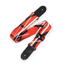 Profile - Terylene, Red Black White Stripe Printed Strap - PGS-NY-EVH-RBW