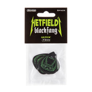 Dunlop - Hetfield Black Fang Guitare Picks 0.73mm (6 Pieces) - PH112P73