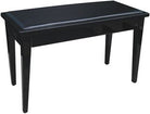 Profile - Piano Bench w/ Compartment Black - PPB-102C