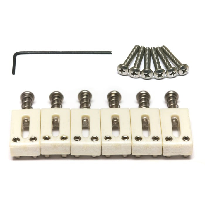 Graph Tech Guitar - TUSQ Strat & Tele Style Saddles 2 1/16" String Spacing - 6 Strings - PQ-8000-00