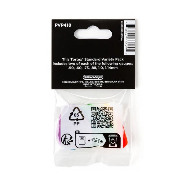 Tortex - Tortex Standard Pick Variety Pack of 12 - PVP418