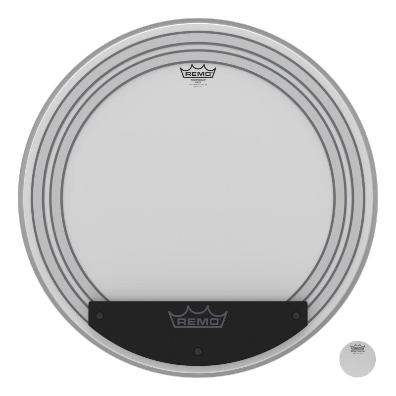 Remo - 24" Powersonic Coated Bass Drumhead - PW-1124-00
