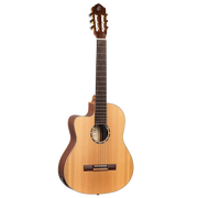 Ortega - Full-Size Guitar Solid Cedar/Mahogany Natural - RCE131L - Left-Handed