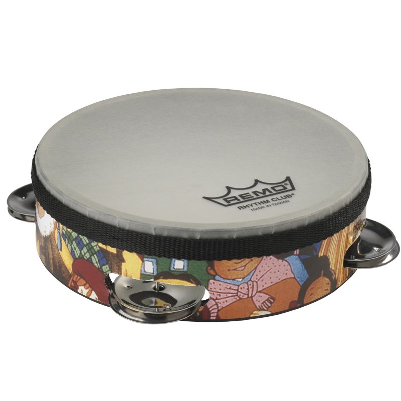 Remo - Rhythm Club Tambourine 6 X 1.75 Inch - RH-2106-00