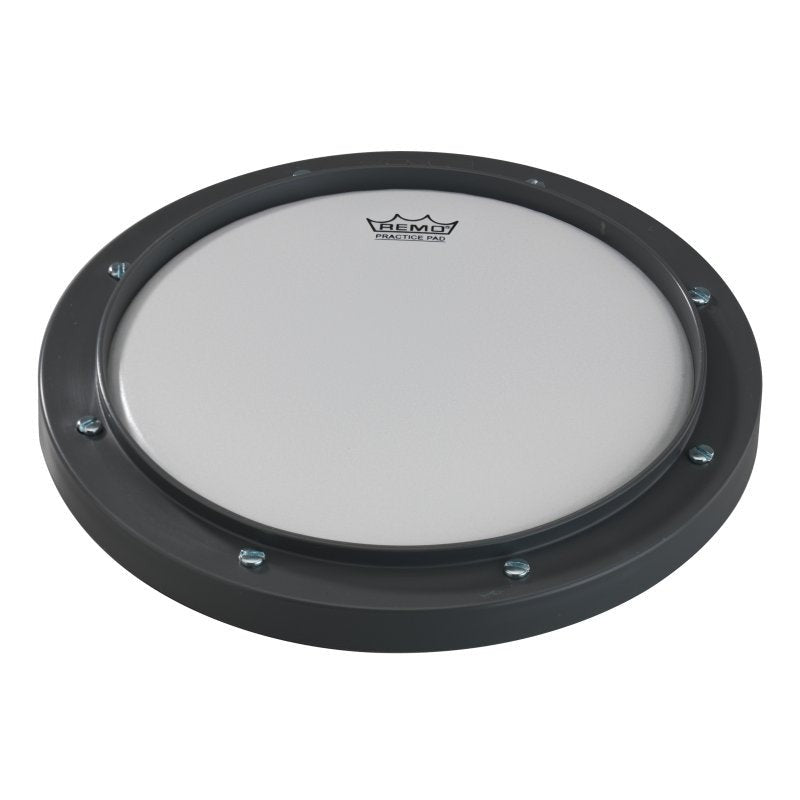 Remo - Practice Pad™ - Tunable, Grey, Ambassador® Coated Drumhead, 10" - RT-0010-00