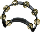Rhythm Tech - RT1011 Black with Brass Jingles Tambourine - RT1011