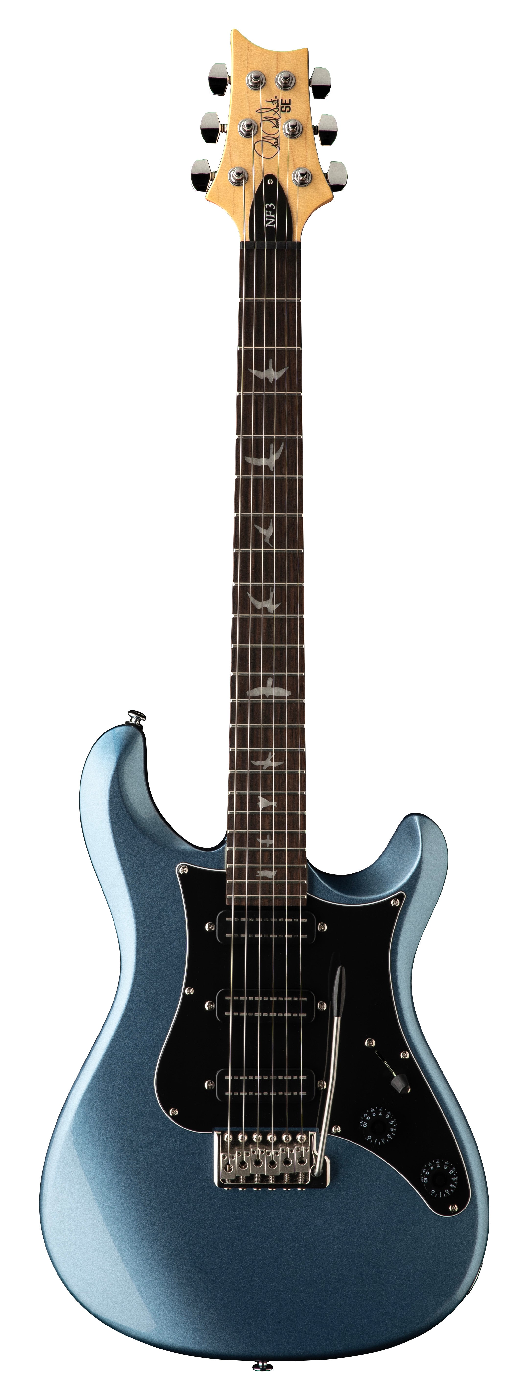 ギター PRS SE NF3 PRS - SE NF3 - Rosewood Fretboard - Ice Blue Metallic NF3RIM