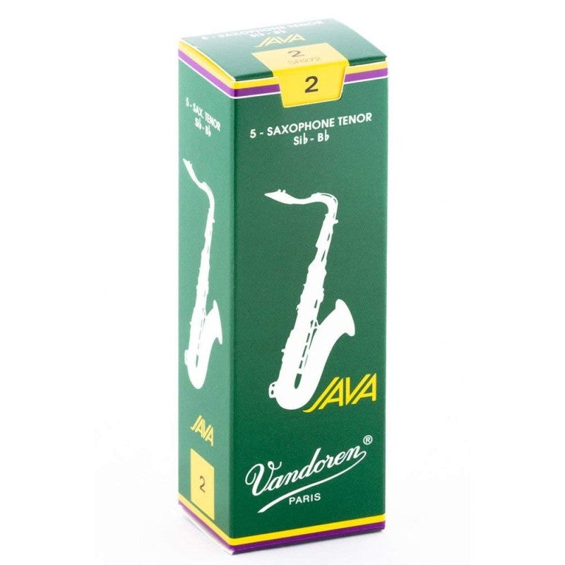 Vandoren - Tenor Sax JAVA Reeds Strength 2; Box of 5 - SR272