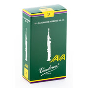 Vandoren - Soprano Sax JAVA Reeds Strength 3; Box of 10 - SR303