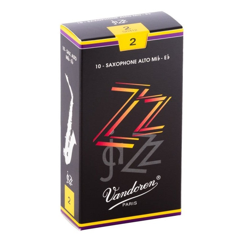 Vandoren - Alto Sax ZZ Reeds Strength 2; Box of 10 - SR412