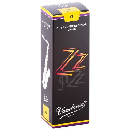 Vandoren - Tenor Sax ZZ Reeds Strength 4; Box of 5 - SR424