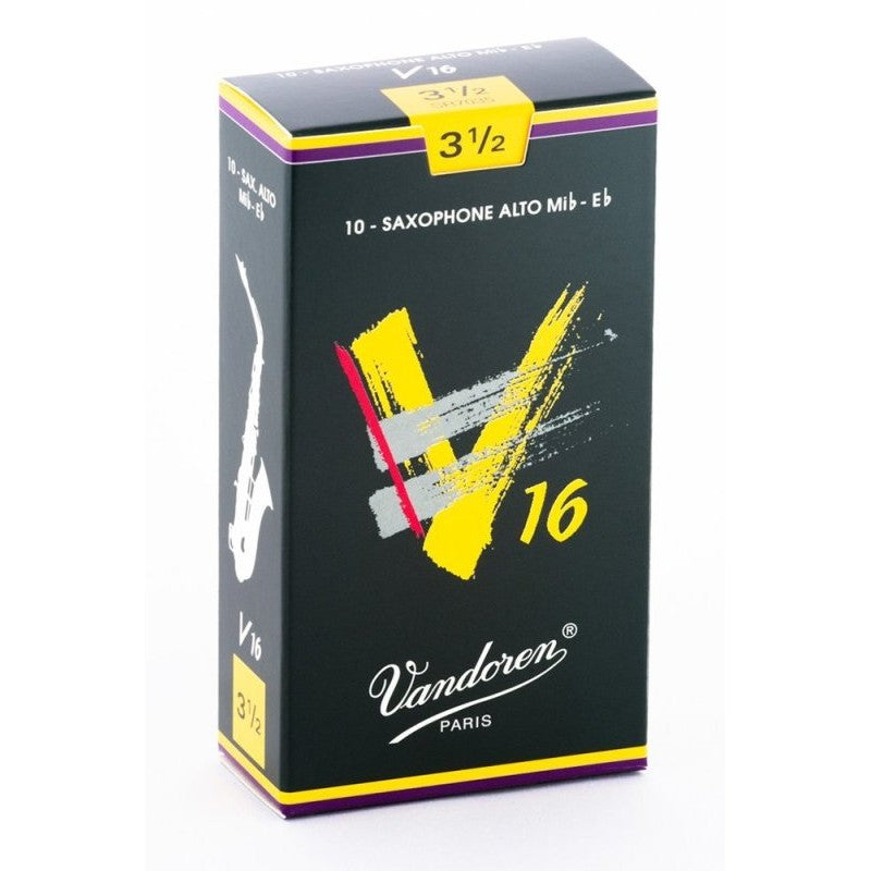 Vandoren - Alto Sax V16 Reeds Strength 3.5; Box of 10 - SR7035