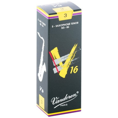 Vandoren - Tenor Sax V16 Reeds Strength 3; Box of 5 - SR723