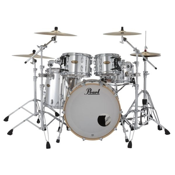 Pearl - Session Studio Select Series 4-piece Drum Shell Pack, Mirror Chrome - STS924XSPC426