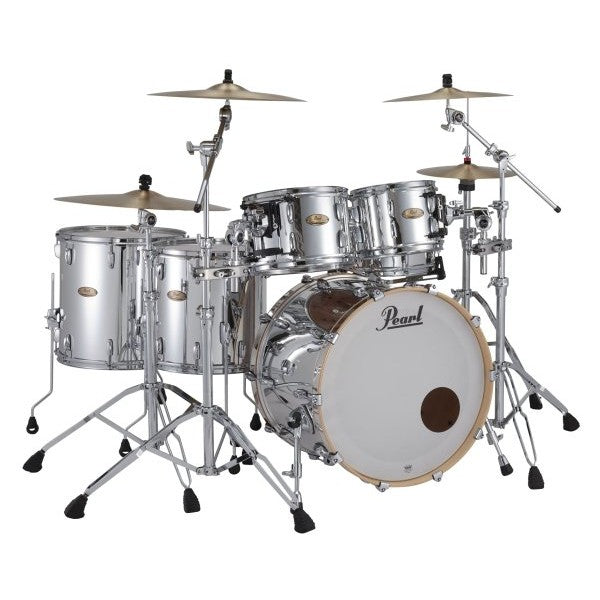 Pearl - Session Studio Select Series 4-piece Drum Shell Pack, Mirror Chrome - STS924XSPC426