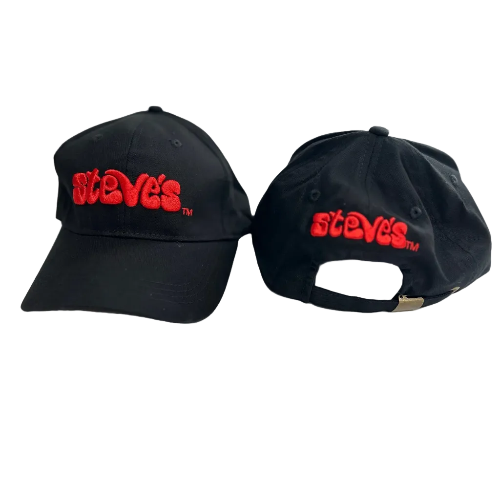 Steve's Baseball Cap - Black