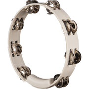 Rhythm Tech - TC4020 White with Nickel Jingles True Colors Tambourines - TC4020
