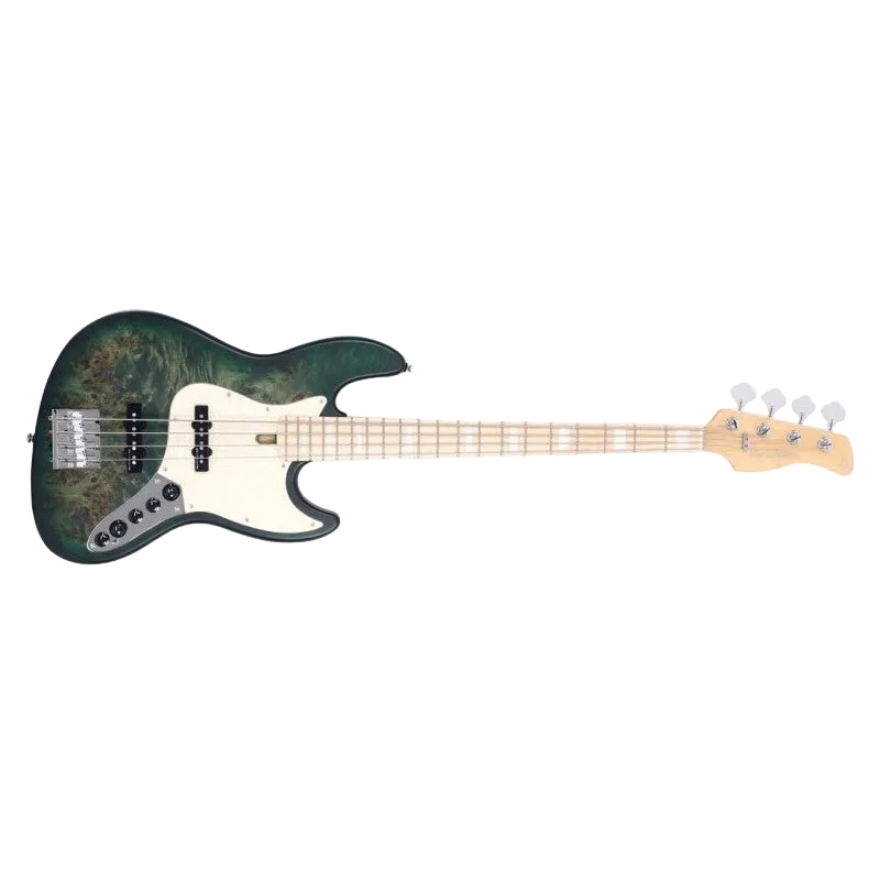 Sire Bass Guitars - Marcus Miller V7 Ash Reissue 4-String Electric Bass - Transparent Green Satin - V7-SWAMP-ASH-RI-4-TGRS