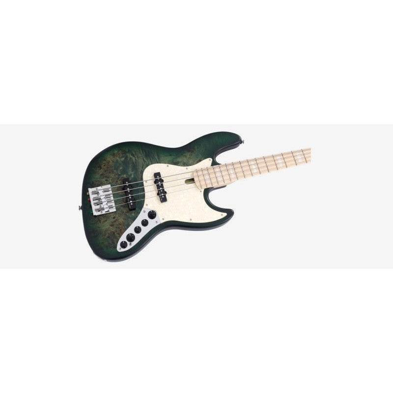 Sire Bass Guitars - Marcus Miller V7 Ash Reissue 4-String Electric Bass - Transparent Green Satin - V7-SWAMP-ASH-RI-4-TGRS