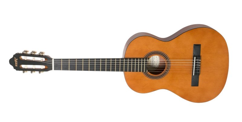 Valencia - 200 Series 3/4 Size Left-Handed Classical Guitar, Antique Natural Satin - VC203L