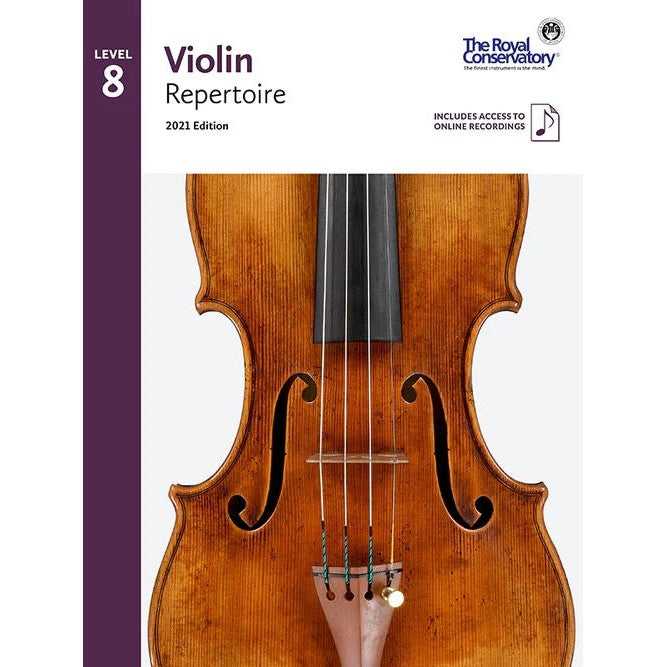 VLR08 The Royal Conservatory RCM Publishing Violin Repertoire 8 2021 Edition