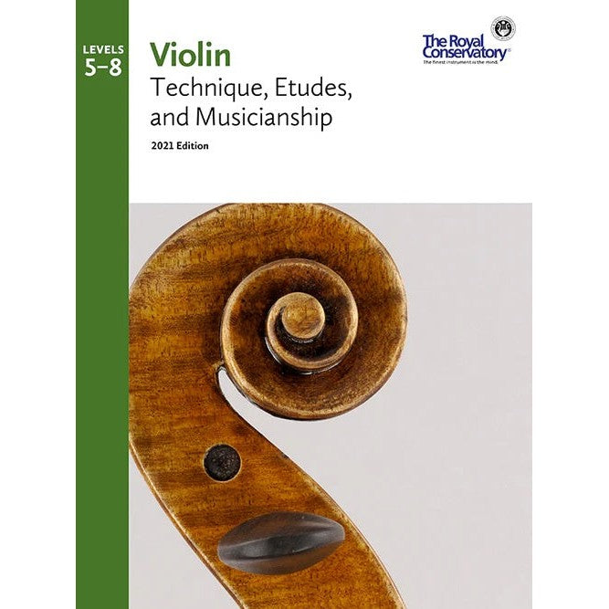 VLT03 The Royal Conservatory RCM Publishing Violin Technique Etudes and Musicianship 5-8 2021 Edition
