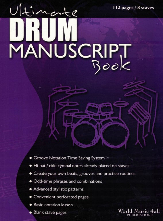 Ultimate Drum Manuscript Book – Steve's Music Store