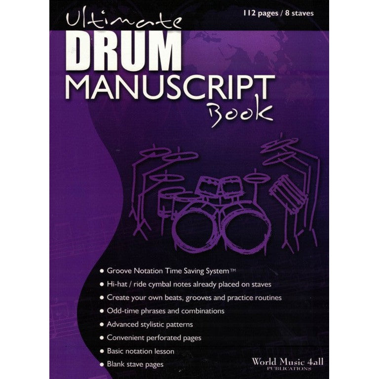 Ultimate Drum Manuscript Book – Steve's Music Store