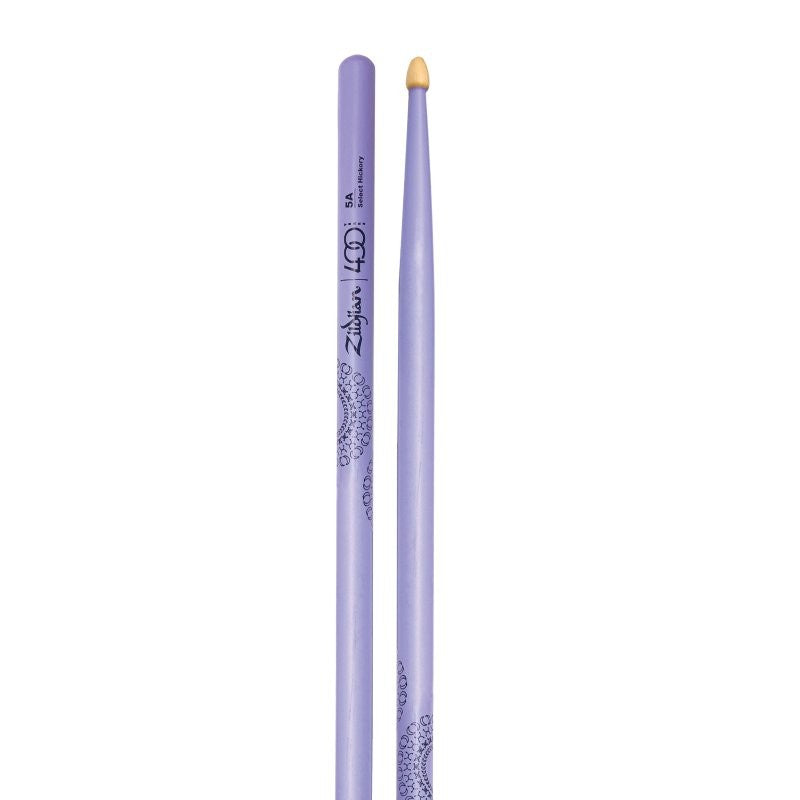 Zildjian - Limited Edition 400th Anniversary 5A Acorn Purple Drumstick - Z5AACP-400