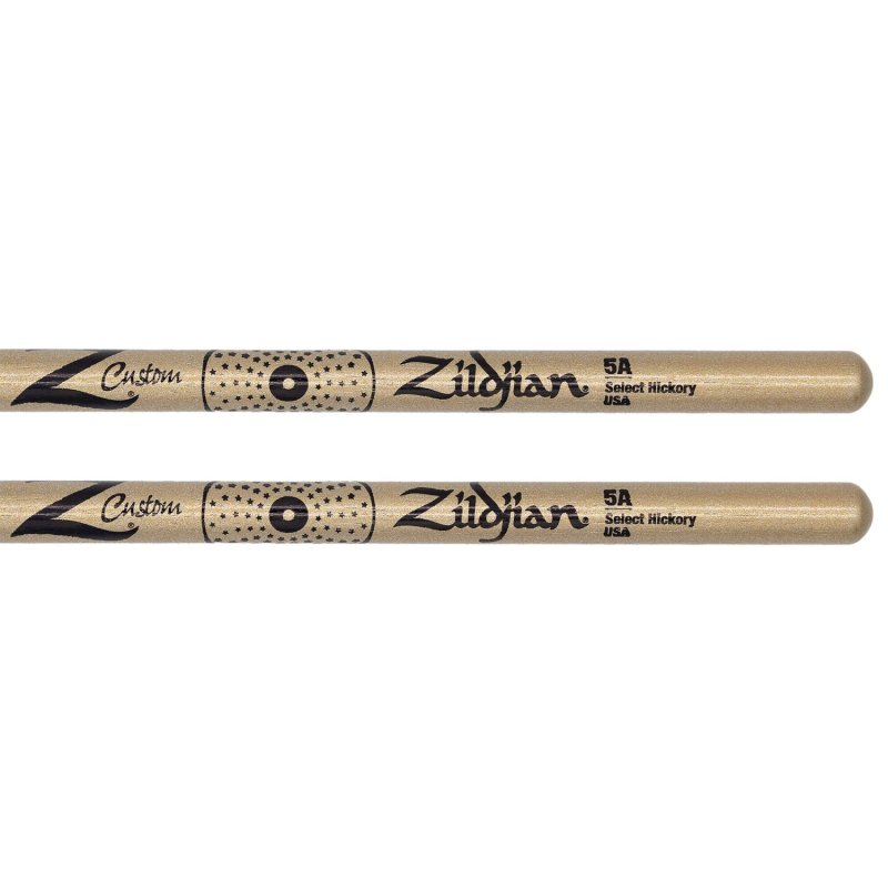 Zildjian - Z Custom LE Drumstick Collection 5A Gold Chroma, Nylon Tip - Z5ACGN-ZC