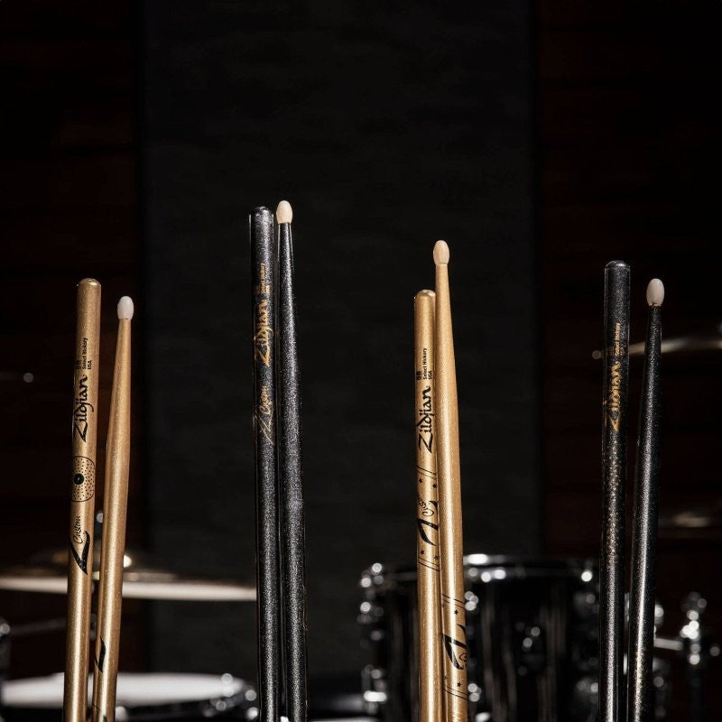 Zildjian - Z Custom LE Drumstick Collection 5A Gold Chroma, Nylon Tip - Z5ACGN-ZC