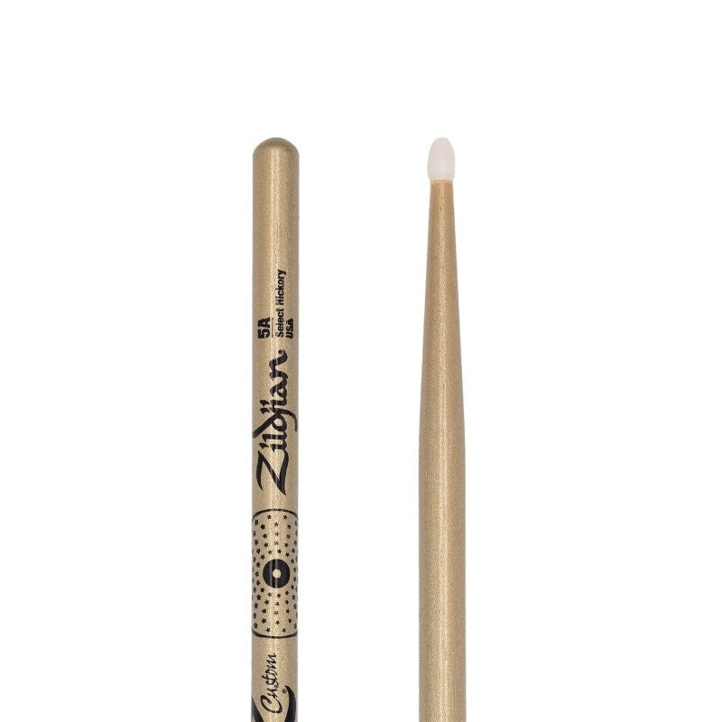 Zildjian - Z Custom LE Drumstick Collection 5A Gold Chroma, Nylon Tip - Z5ACGN-ZC