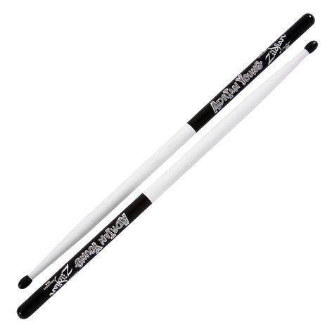 Zildjian - Adrian Young Black/White Drumsticks - ZASAY