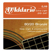 D'Addario - EJ10 Extra Light- 10-47