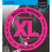 D'Addario - EXL170-6 32-130- Long Scale