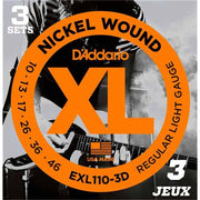 D'Addario - EXL110-3D .10 - .46 3 pack