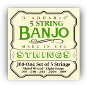 D'Addario - J60 Banjo 5 strings