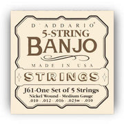 D'Addario - J61 Banjo 5 strings