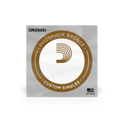 D'Addario - PB053 Phosphor Bronze Wound Acoustic Guitar Single String - 0.053