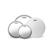 Evans - Clear Rock Pack (10", 12", 16") with 14" HD Dry Snare Batter - EPP-EC2SHDD-R