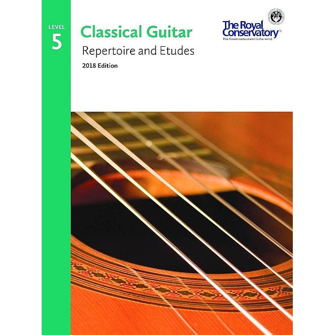 G5R05 The Royal Conservatory RCM Publishing Classical Guitar Repertoire and Etudes Level 5
