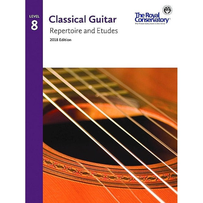 G5R08 The Royal Conservatory RCM Publishing Classical Guitar Repertoire and Etudes Level 8